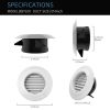 Soffit Vents 4/6/8 Inch Round Air Vents Louver 3